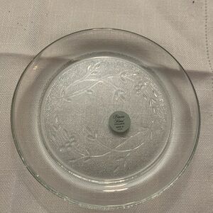 Princess House Heritage pattern round butter dish